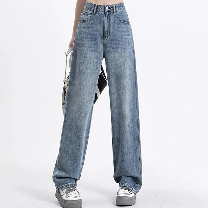 Women's High-Waisted Y2K Jeans