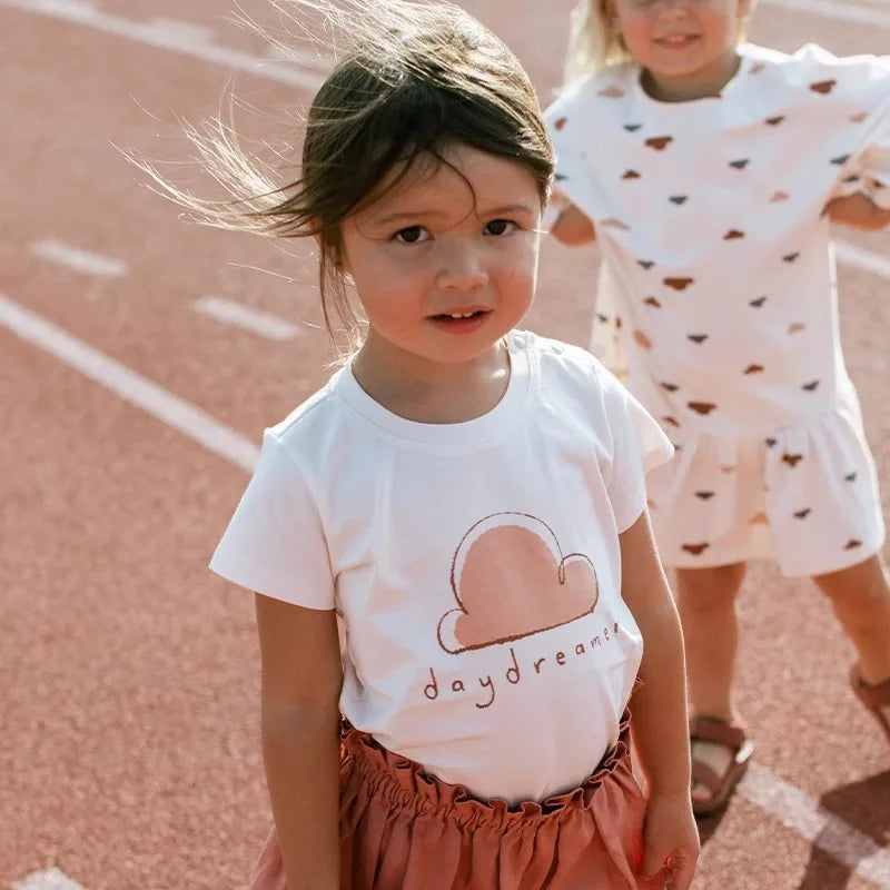 Korean Rainbow Print Kids' Summer Tee