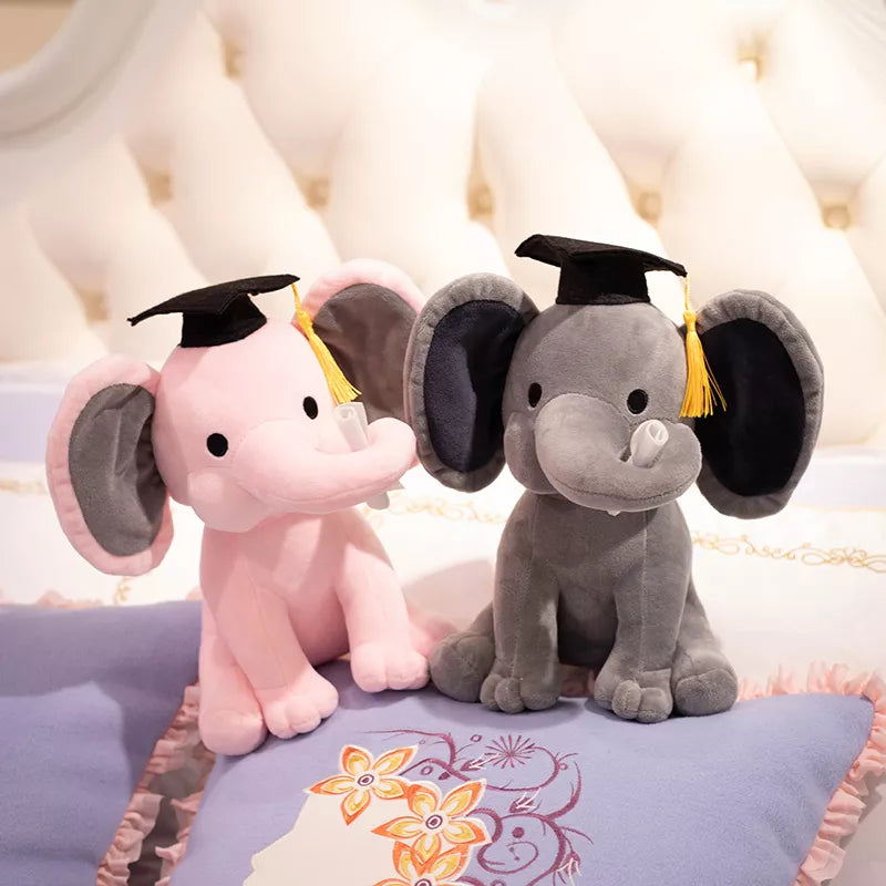 Jouets en peluche éléphant - Poupée en peluche douce pour enfants