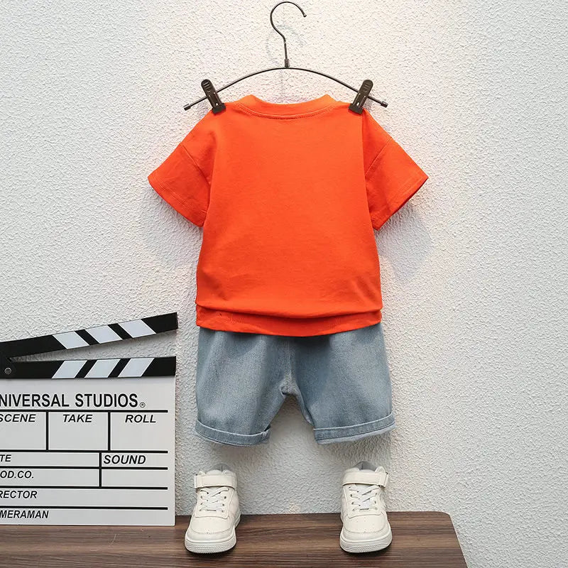 Summer Casual 2pcs Toddler Suit for Boys & Girls