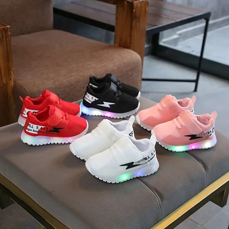 2023 Kids LED Glowing Sneakers for Spring & Autumn