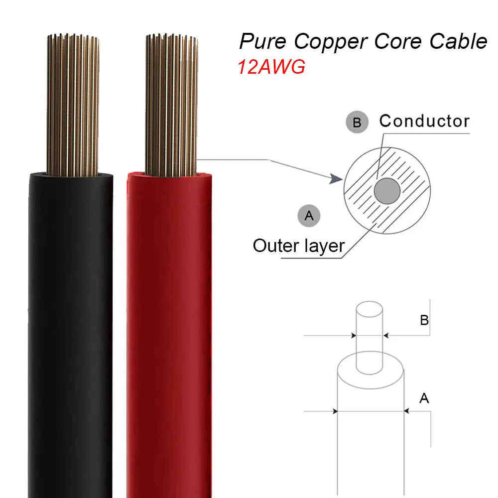 Solar Charge Cable XT60 Adapter Extension