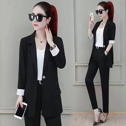 Women's Elegant High-End Feel Small Jacket 2-Piece Set