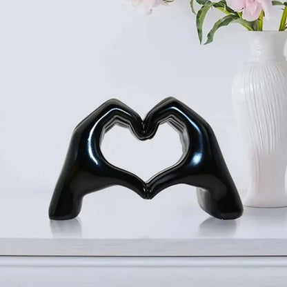 Love Gesture Statues Sculptures Desktop Ornament - Figurines Art Crafts Office Home Decoration