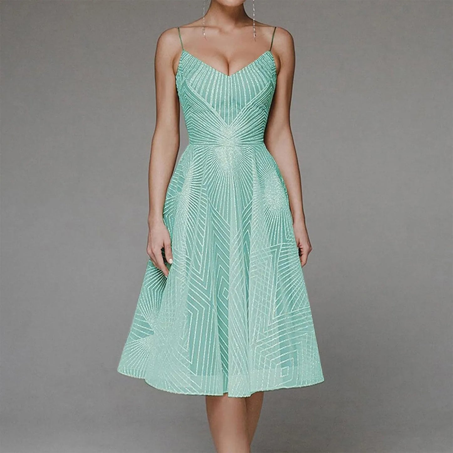 Luxury Women Embroidery Party Dress Sexy Suspenders Embroidered Sleeveless Evening Dresses Women Fashion Prom Dress Vestidos