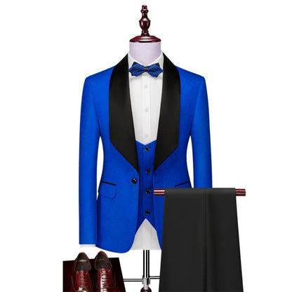 Costume de mariage 3 pièces pour homme