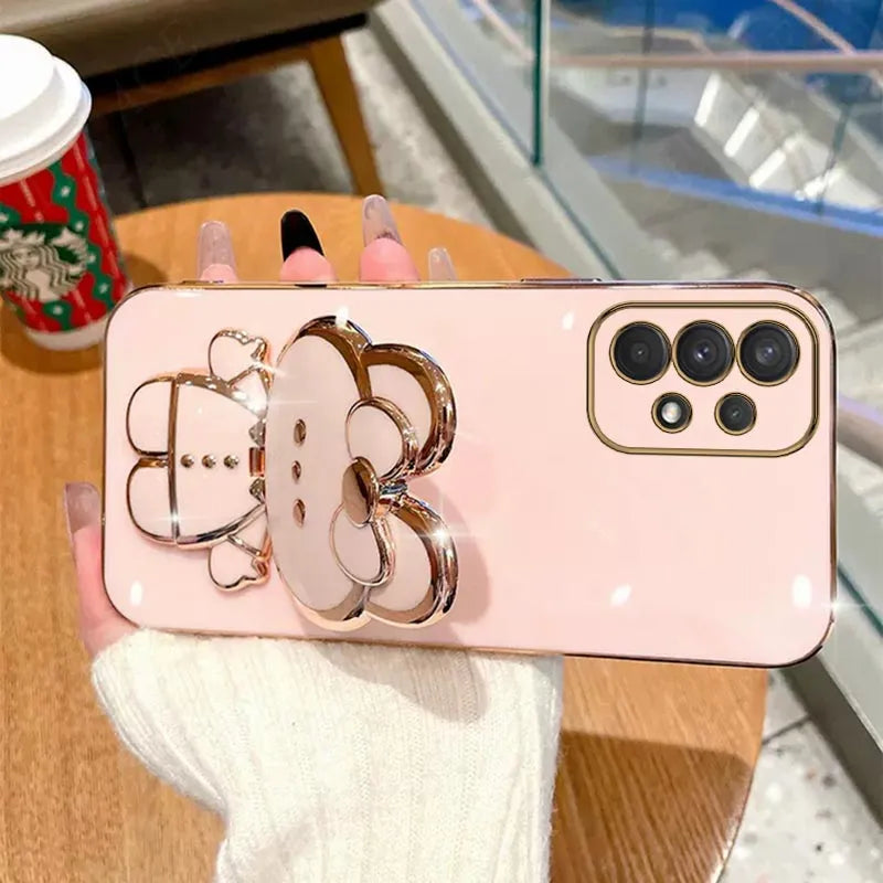 Mirror Plating Phone Holder Case