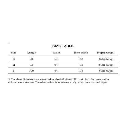 White Long Y2K Skirt for Women