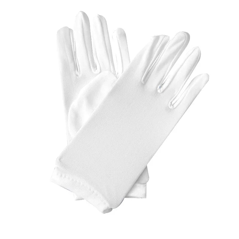 Gants respirants en satin pour femmes avec protection solaire