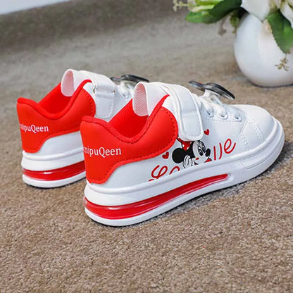 Disney Children's Cartoon Mickey Mouse Little Whit Sports Running Shoes