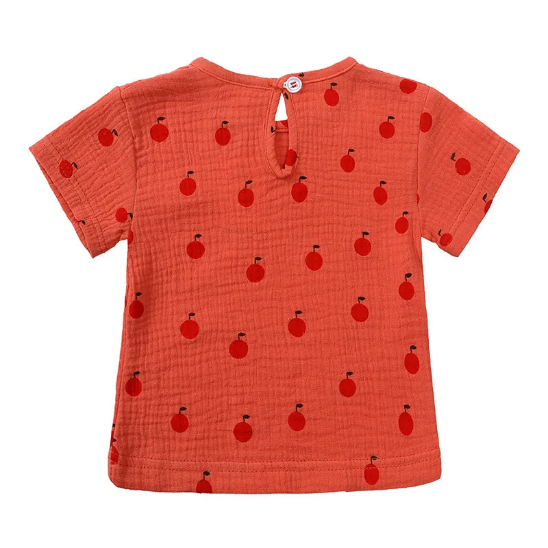 Freizeit-Set aus T-Shirt und Shorts mit Print für Kinder