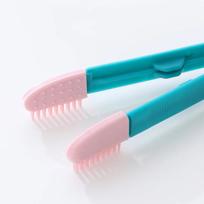 Haustier-Reinigungs-Augenreibe-Handbürste für Tränenflecken