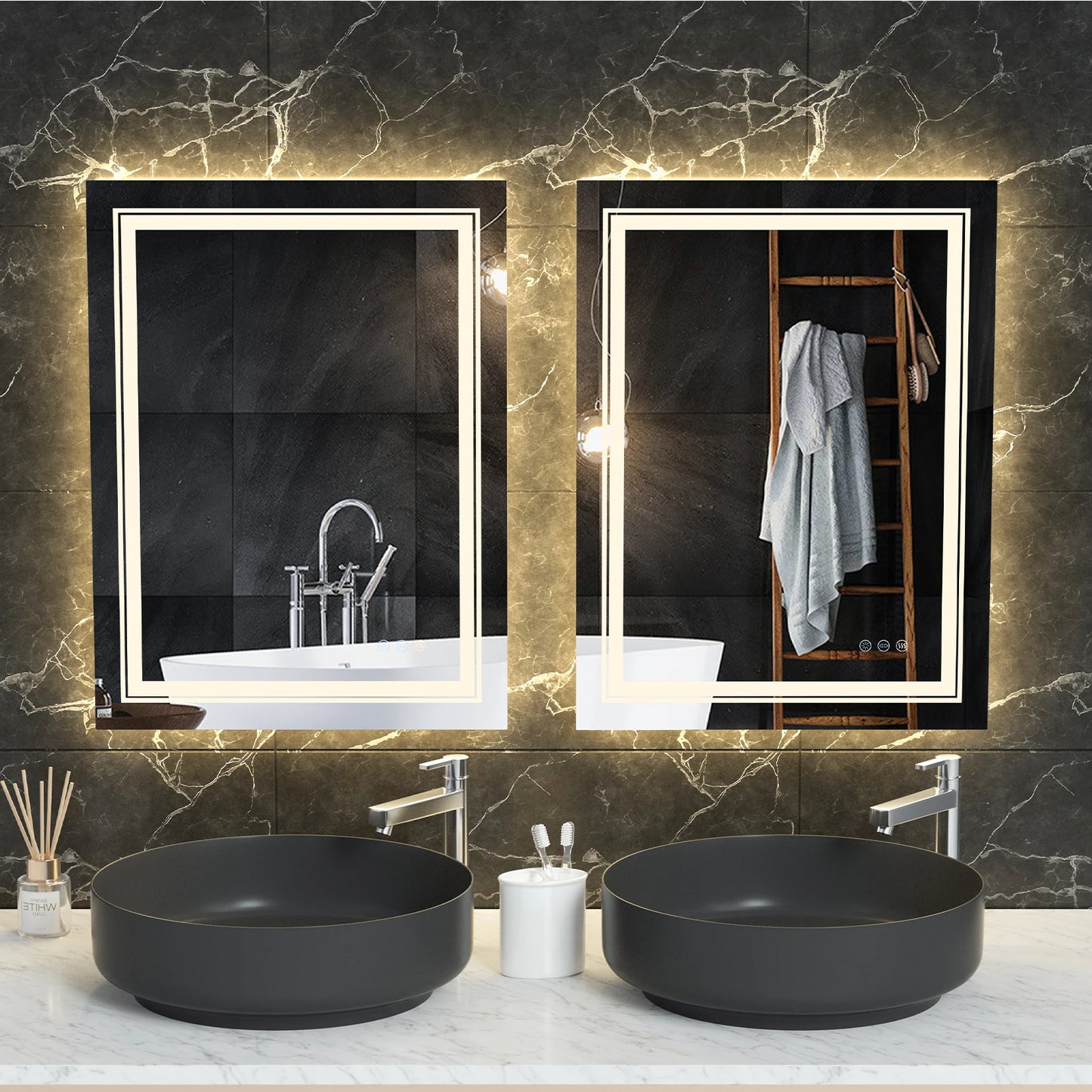 Anti Fog Lighted Bathroom Vanity Mirror