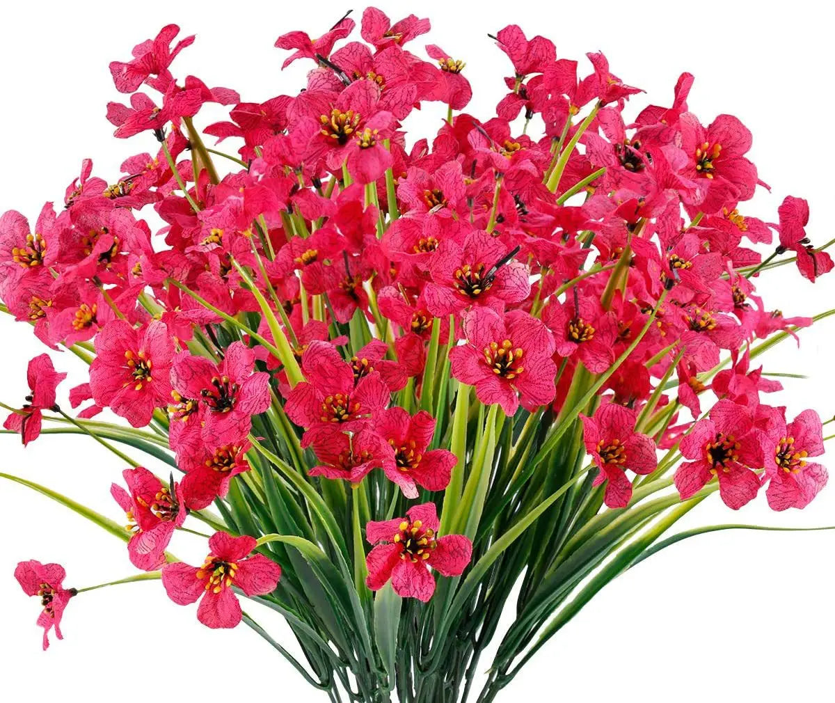 2/6/10 Bundles UV Resistant Outdoor Artificial Flowers