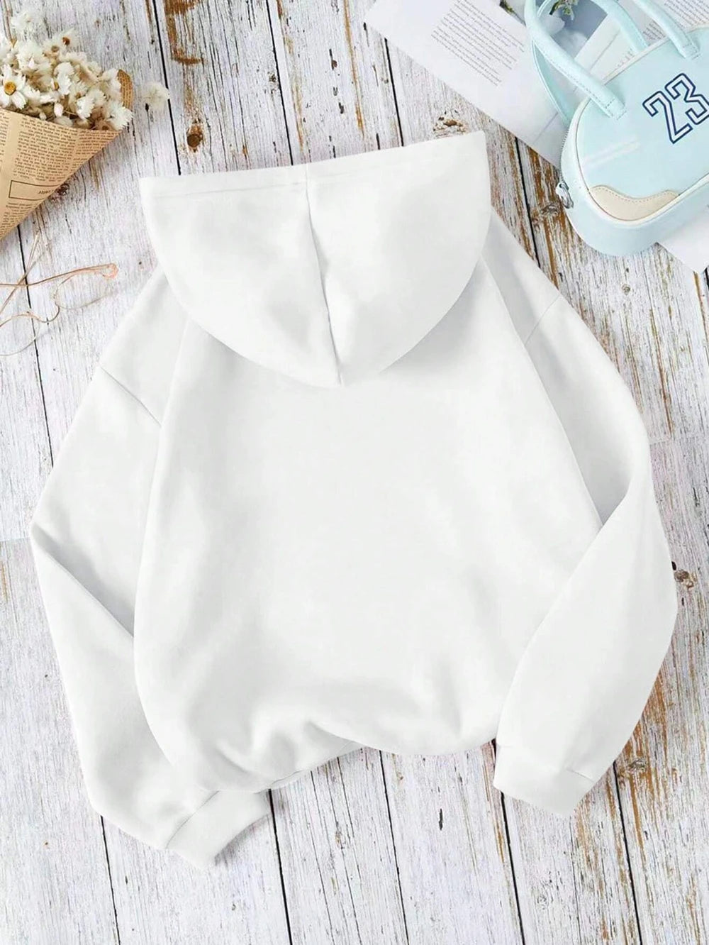 Unisex Long Seleve Warm Fleece Loose Oversized Hoodies