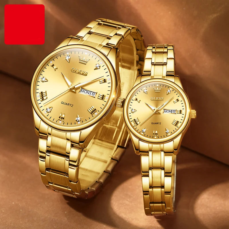 Original Luxury Diamond Couple Watches