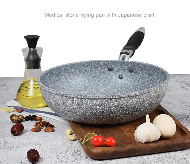 Poêle à frire antiadhésive durable pour cuisinière à induction et cuisinière à gaz