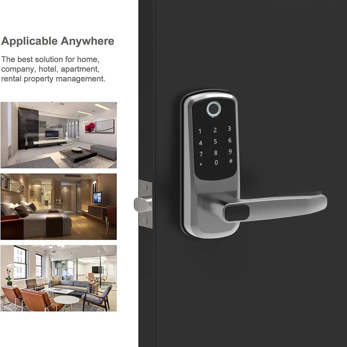 Electronic Smart Door Lock With Biometric Fingerprint