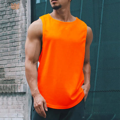 Summer Mesh Gym Tank Top for Quick Drying