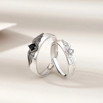 2Pcs Simple and Elegant Moissanite Platinum Wedding Rings