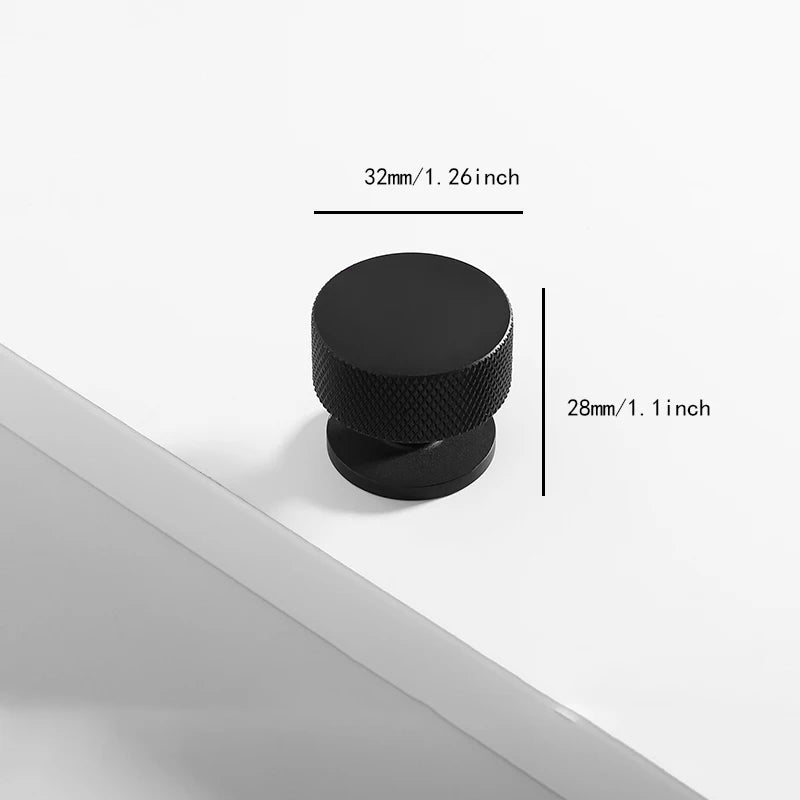 Minimalist Single Hole Round Cabinet Knobs