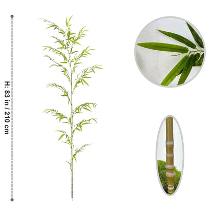130-210cm Artificial Bamboo Leaves Wedding Decor