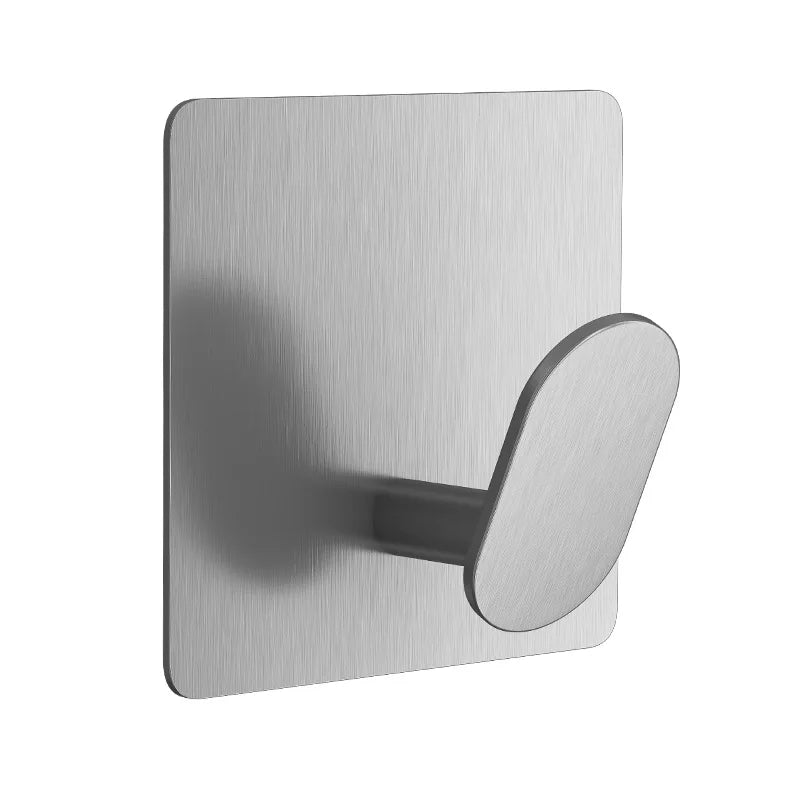 Stainless Steel Adhesive Wall Hooks for Bathroom