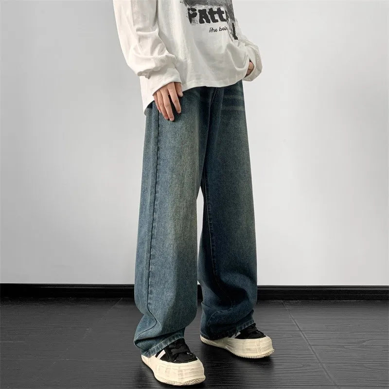 2024 Frühlingsjeans mit weitem Bein