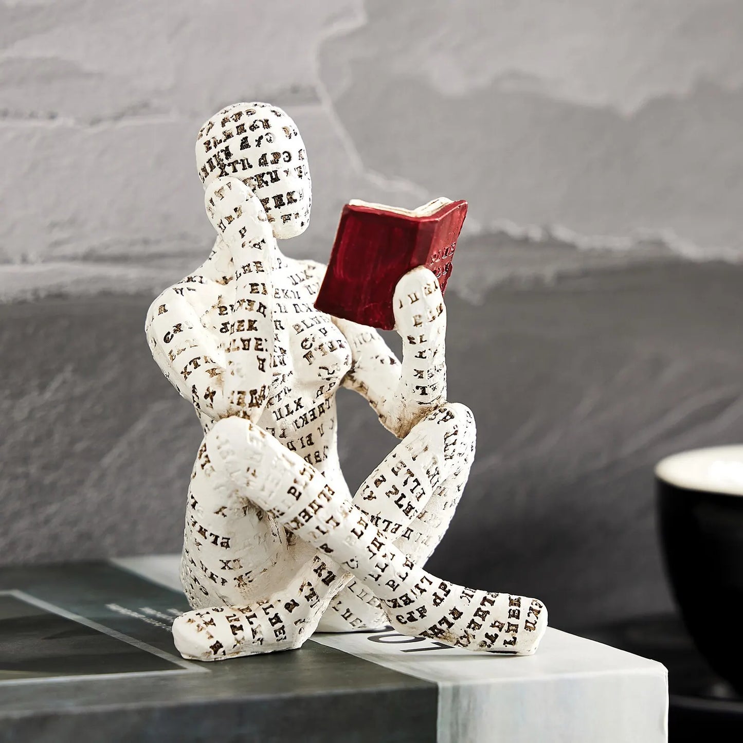 Nordic Reading Woman- Abstract Sculpture
