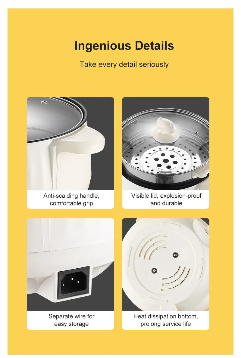 Cuisinière électrique antiadhésive simple/double couche