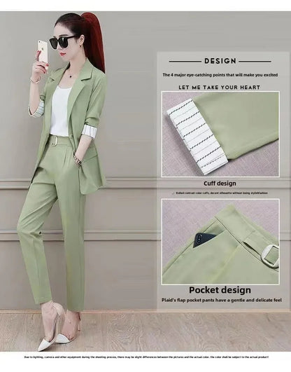 Women's Elegant High-End Feel Small Jacket 2-Piece Set