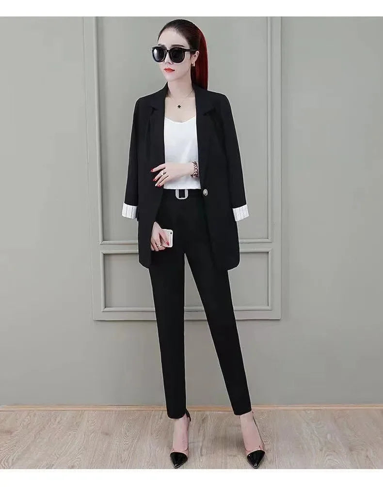 Women's Elegant High-End Feel Small Jacket 2-Piece Set