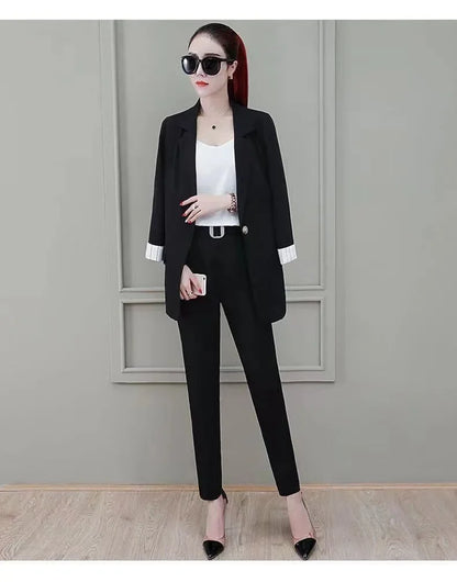 Women's Elegant High-End Feel Small Jacket 2-Piece Set
