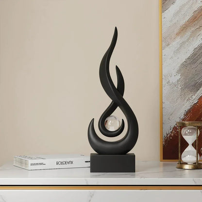 Living Room Decoration Abstract Sculpture Ceramic Statue Home Decoration Accessories