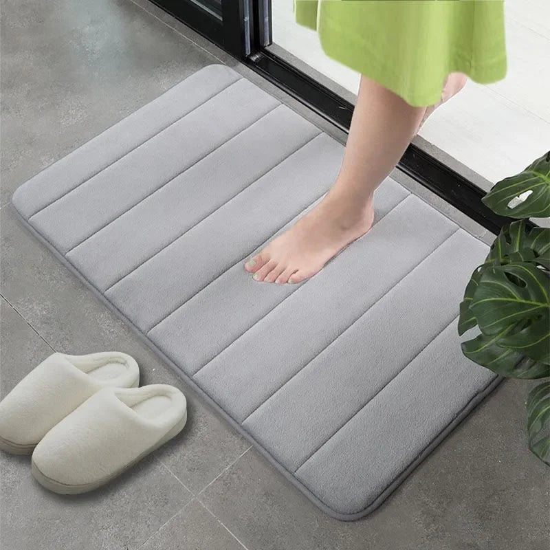 Super Absorbent Memory Foam Bath Mat - Soft & Plush Rug