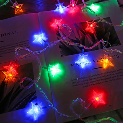 LED Star String Lights for Outdoor Decor