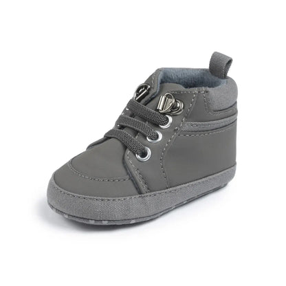 Baby Boy Leather Cotton Non-slip Soft-sole Infant Shoes