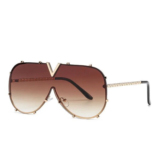 Square Metal Frame Retro UV400 Unisex Sunglasses