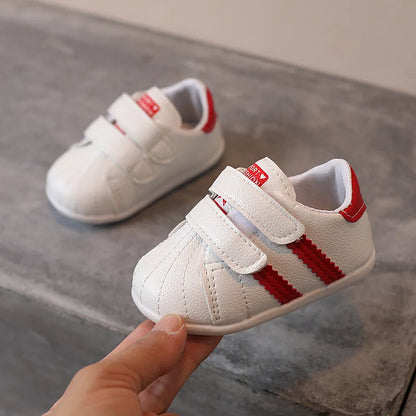 Baby Jungen Mädchen Weiche Sohle Kleinkinder Walk Rutschfeste Turnschuhe
