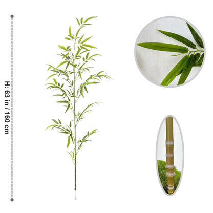 130-210cm Artificial Bamboo Leaves Wedding Decor