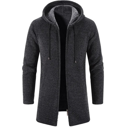 Men's  Autumn Winter Hot Warm Zipper Cardigan Sweaters