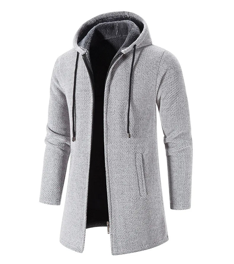 Men's  Autumn Winter Hot Warm Zipper Cardigan Sweaters
