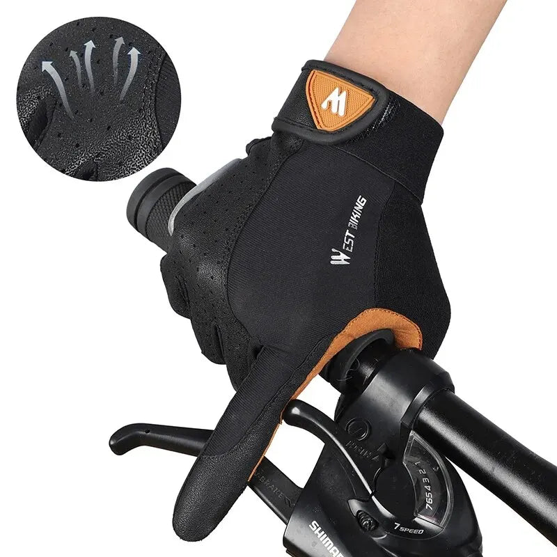 Unisex Full Finger Cycling Hiking Gloves