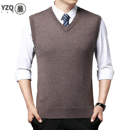 Lässige Pullunderweste für Herren, warm und gemütlich