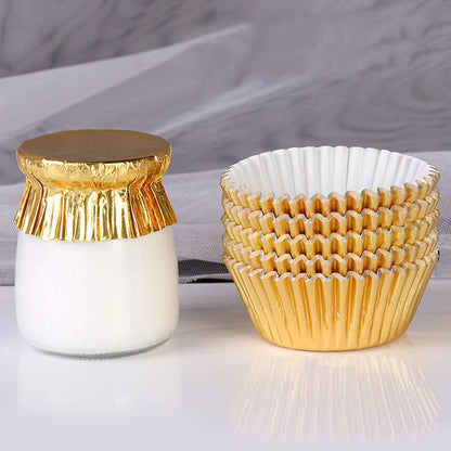 Handicraft Gold Wedding Cake Cups