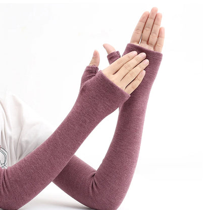 Manches longues en cachemire pour femme