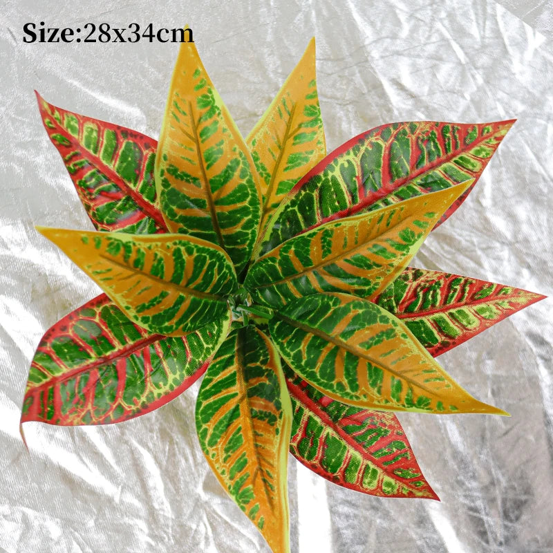 Artificial Palm Leaves Wall Decor Garden Decoration