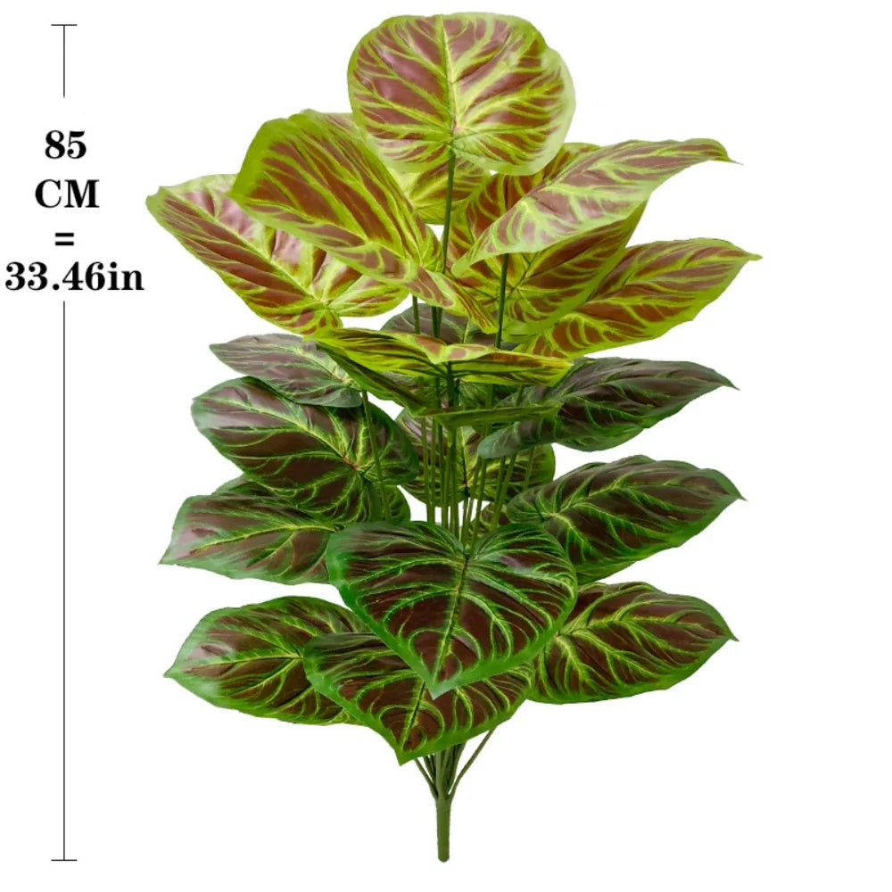 Purple Leaf Artificial Plant Home Decoration