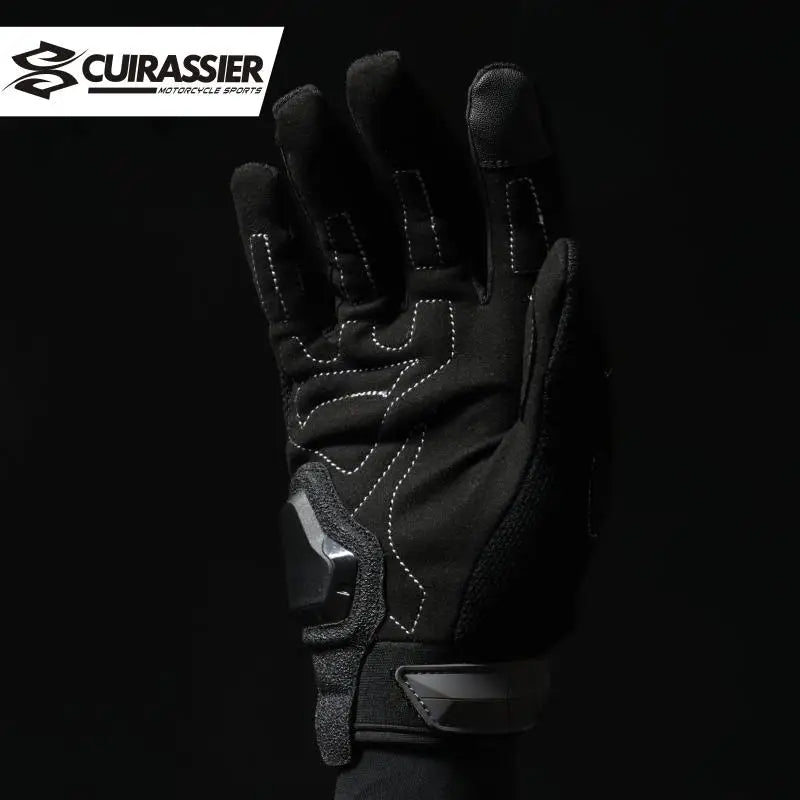 Breathable Full-Finger Motorcycle Gloves for Protection