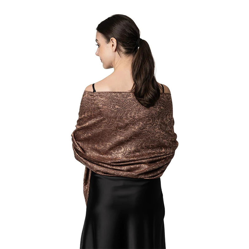 Luxury Cashmere Travel Poncho- Warm Winter Wraps